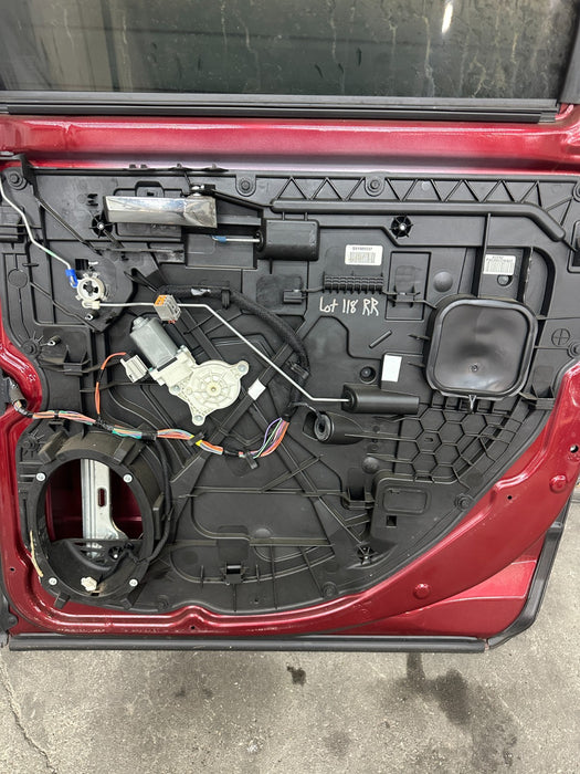 2015 DODGE RAM 2500 REAR RIGHT RED DOOR SHELL OEM (PRP)
