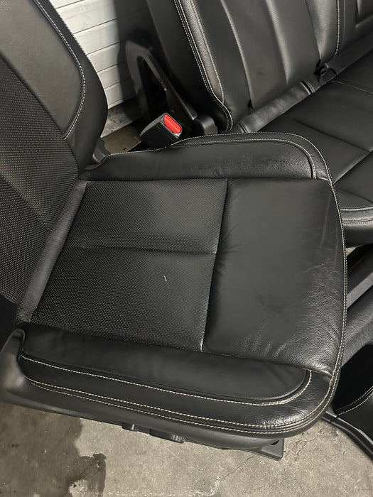 2016-2019 NISSAN TITAN PRO-4X BLACK INTERIOR SEATS CENTER CONSOLE DOOR PANELS