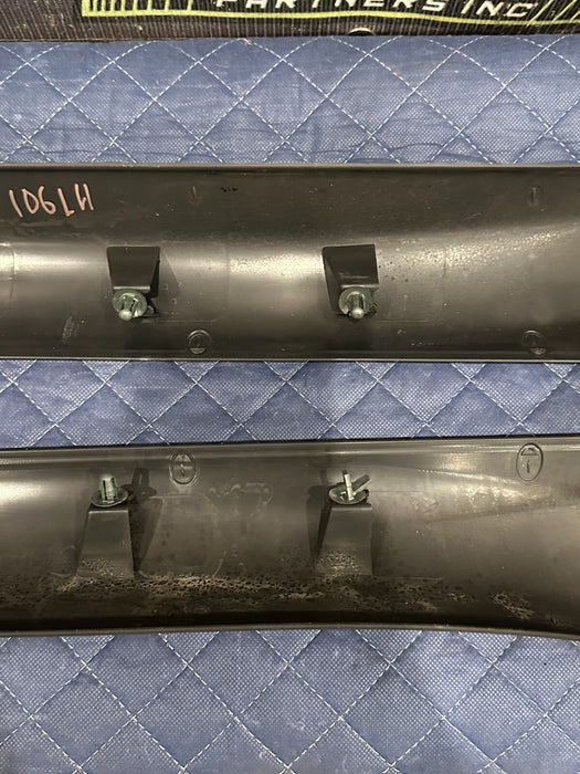 2014 AUDI R8 OEM LEFT RIGHT INNER DOOR SILL SCUFF PLATE COVER TRIM 420 853 906