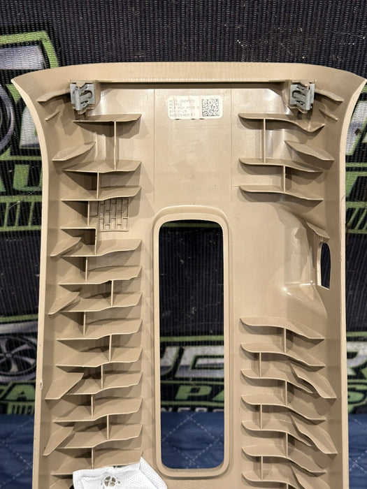 2017-2019 FORD F350 F450 LARIAT LEFT RIGHT UPPER B PILLAR TRIMS OEM ~SCRATCHES~