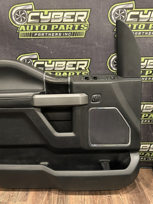 2017-2019 FORD 350 F450 PLATINUM FRONT DRIVER LEFT DOOR PANEL OEM *WEAR 7 & 9*