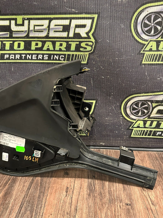 2021 AUDI R8 LEFT CENTER CONSOLE LEATHER COVER FRAME OEM 4S1 858 970 E *FLAWS #6