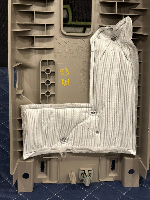 2017 2019 FORD F250 F350 LIMITED LEFT RIGHT UPPER B PILLAR TRIMS OEM ~SCRATCHES~