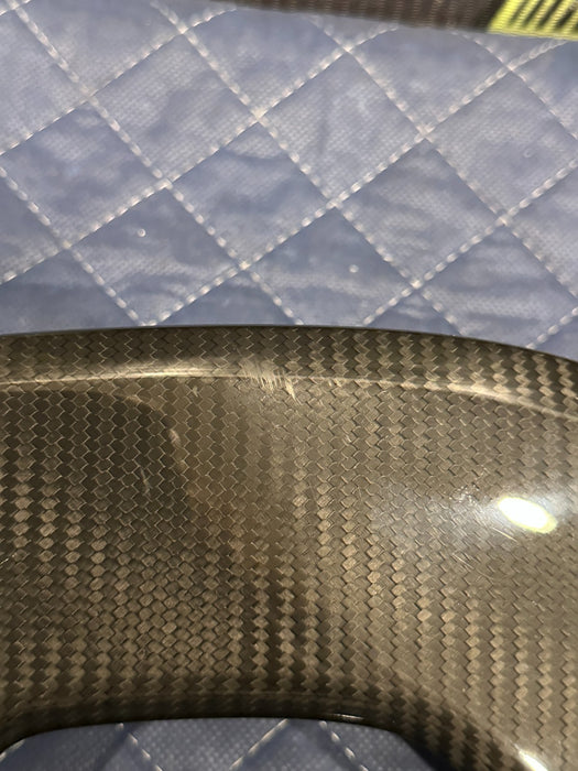 2012 AUDI R8 SPYDER LEFT DOOR CARBON FIBER TRIM PANEL OEM 423 868 091