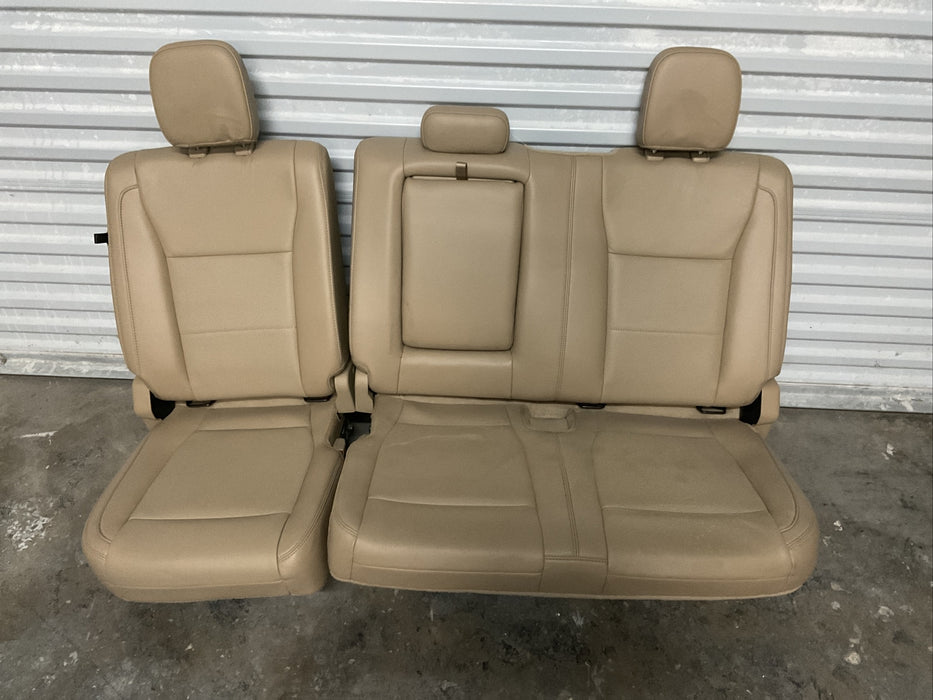 2017-2019 FORD F250 F350 F450 LARIAT REAR ~HEATED~ SEAT LEATHER OEM
