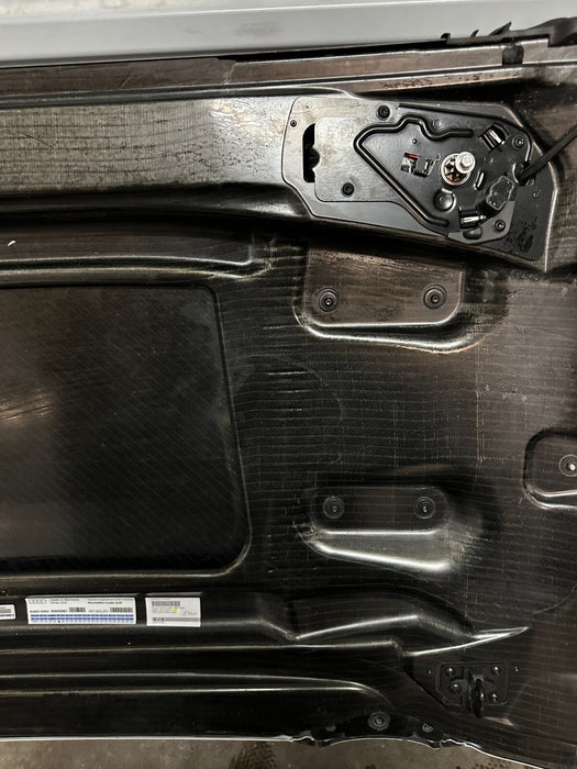 2017 2018 AUDI R8 SPYDER PLUS CONVERTIBLE SOFT TOP ENGINE LID CARBON FIBER OEM