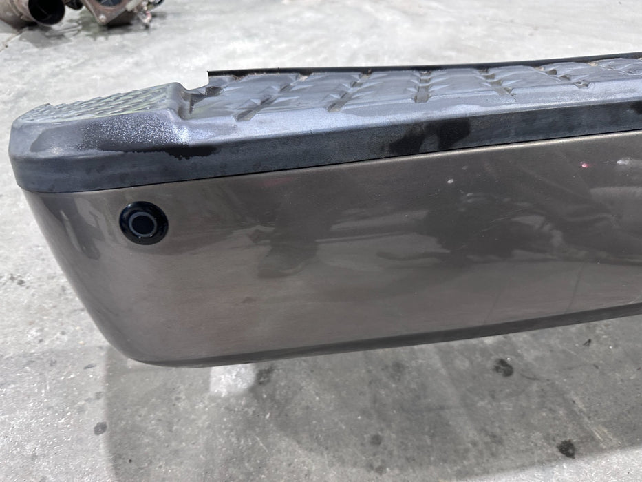 2017 NISSAN TITAN XD REAR BUMPER W SENSOR HARNESS & TOW HITCH OEM