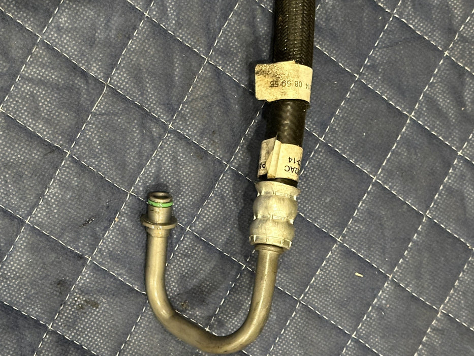 2015 JAGUAR F TYPE R POWER STEERING OIL COOLER LINE HOSE 8W83 3L602 AC OEM