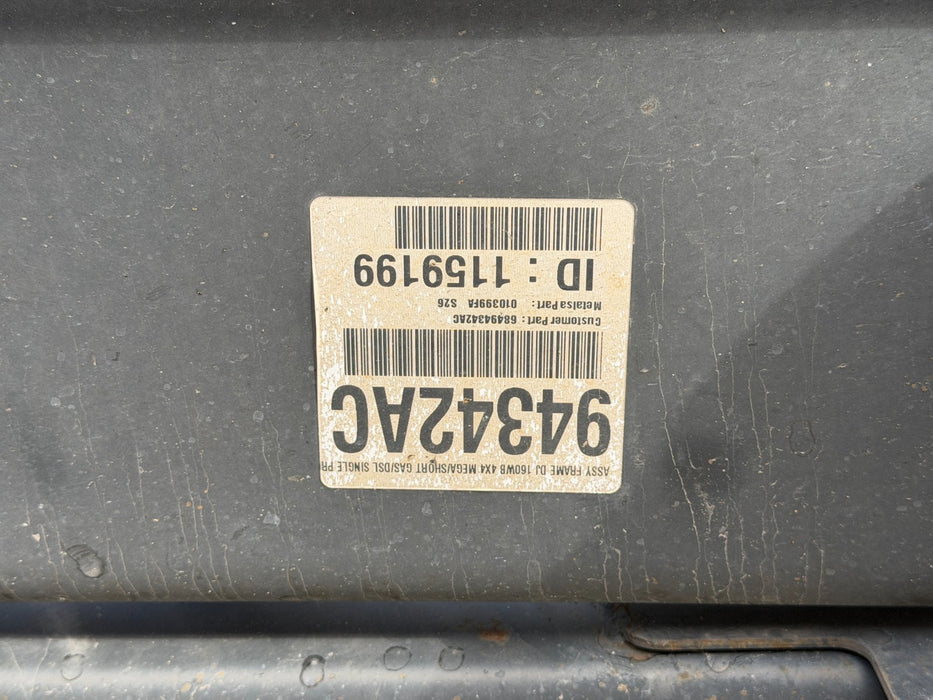 2021 RAM 2500 DIESEL MEGA CAB 4X4 PICKUP FRAME 160" WB (BENT REAR)