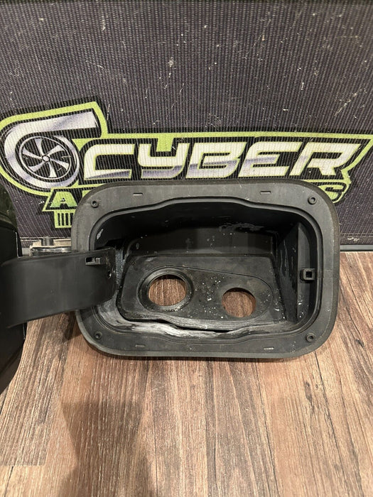 2022 FORD F350 F450 SUPERDUTY GRAY (M7) FUEL GAS DOOR LID ASSEMBLY OEM