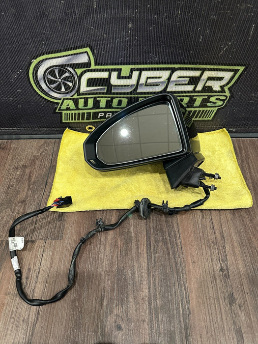 2021 AUDI R8 DRIVER LEFT CARBON FIBER DOOR MIRROR OEM *PPF FLAWS/CF IS GOOD*