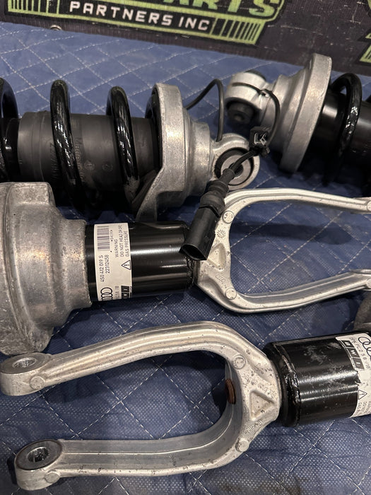 2017 2018 AUDI R8 PLUS FRONT REAR RIGHT LEFT SUSPENSION SHOCK ABSORBER STRUT