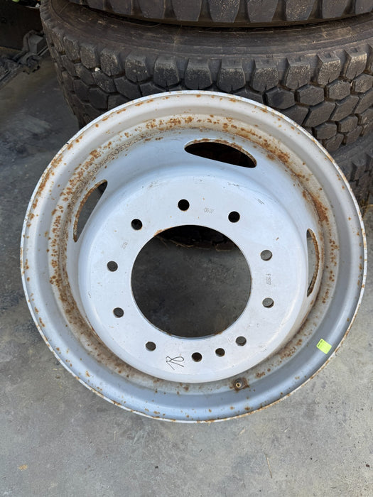 FORD F450 F550 RAM 4500 5500 19.5X6 STEEL RIM OEM GENUINE 10 LUG 10 X225