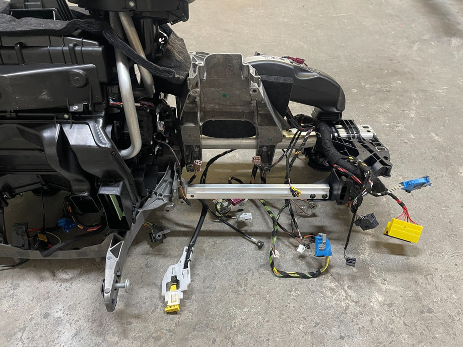 2017 MERCEDES-BENZ C63 AMG C205 COUPE DASHBOARD FRAME W/ WIRING HARNESSES OEM