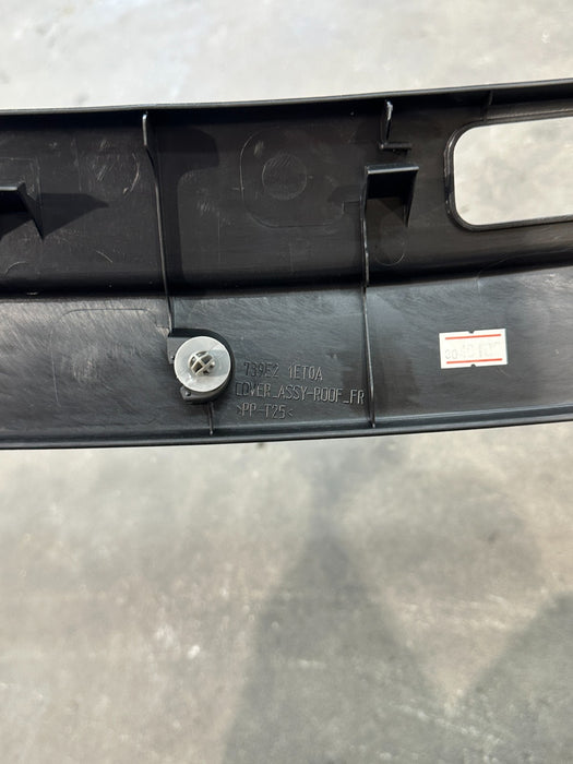 2013 NISSAN 370Z CONVERTIBLE UPPER WINDSHIELD TRIM PANEL OEM 739E2 1ET0A