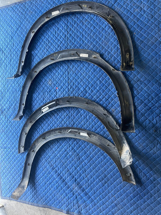 2016 2019 NISSAN TITAN XD RESERVE FRONT & REAR FENDER FLARE SET OEM