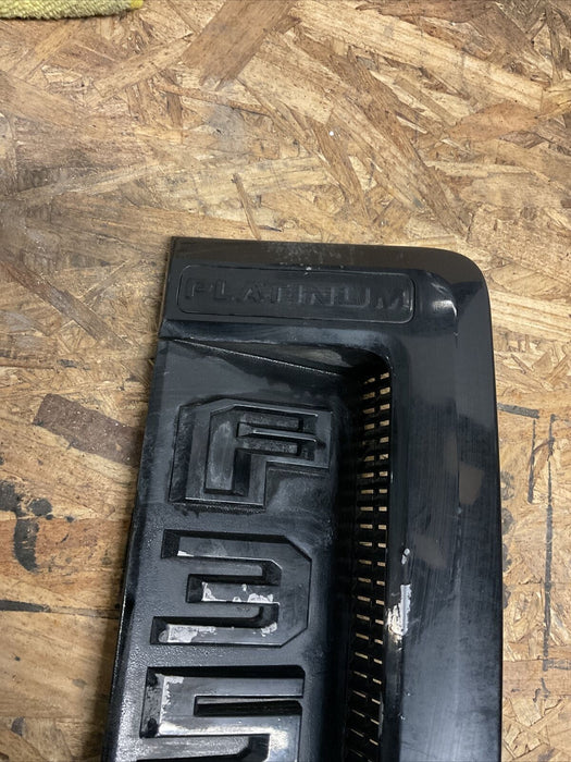 2017 2018 2019 FORD F250 PLATINUM DIESEL 6.7L LH FENDER EMBLEM OEM