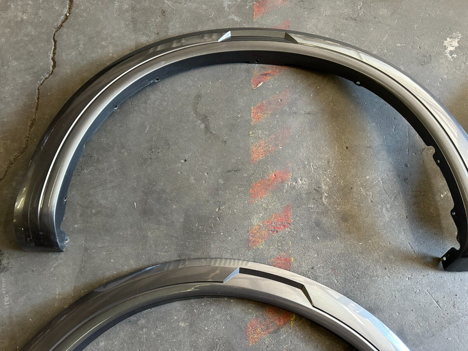 2016 2019 NISSAN TITAN XD PRO-4X FRONT & REAR FENDER FLARE SET OEM 63810 EZ40A