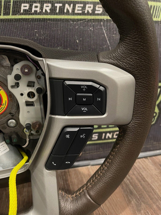 2017-2019 FORD F250 F350 F450 STEERING WHEEL OEM *ADAPTIVE STEERING FAULT* -READ