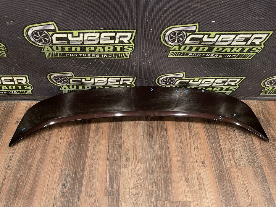 2011 NISSAN 370Z PURPLE REAR TRUNK SPOILER WING OEM (NAG) *PAINT CHIPS* -READ!-