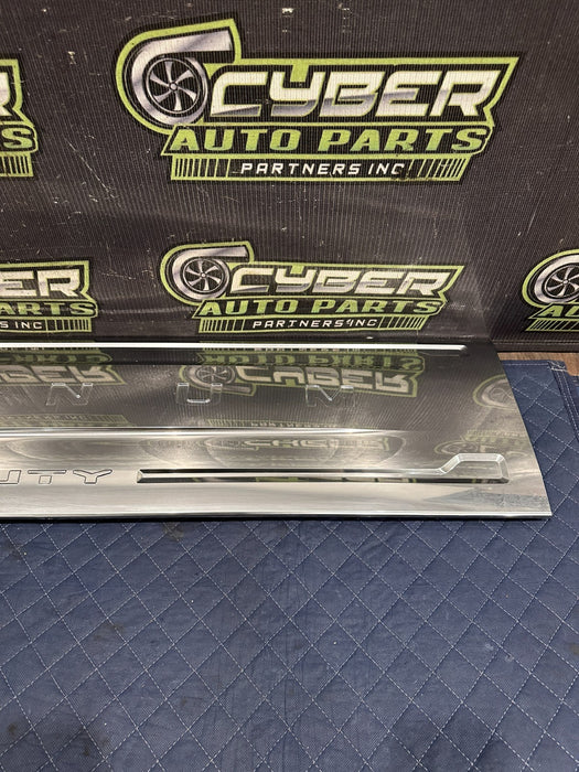 2024 FORD F250 F350 SUPERDUTY PLATINUM TAILGATE TRIM PLAQUE OEM PC3B J402A02