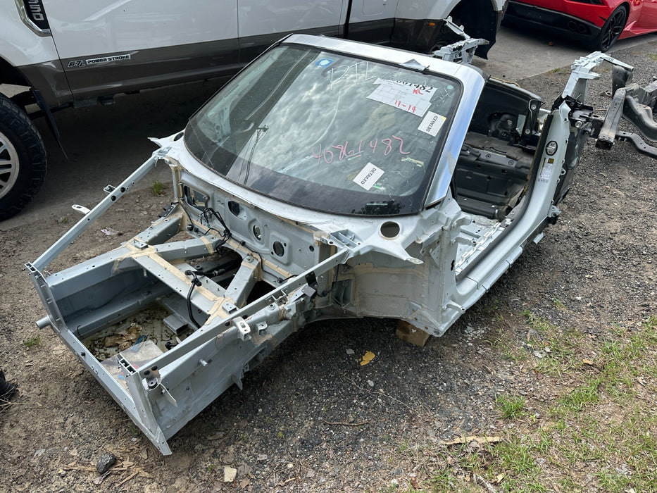 2017 2018 AUDI R8 V10 PLUS SPYDER SHELL CHASSIS TUB FRAME ASSEMBLY OEM 20K MILES