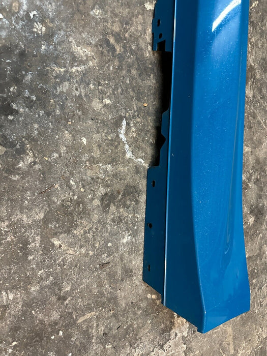 2015-2020 BMW M4 F82 LEFT DRIVER SIDE SKIRT LAGUNA SECA BLUE (448) ~WEAR~