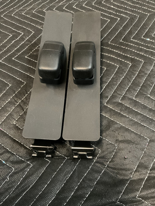 2019 FORD F350 PLATINUM DIESEL FRONT LEFT RIGHT SEAT BELT ADJUSTER BLACK SET OEM