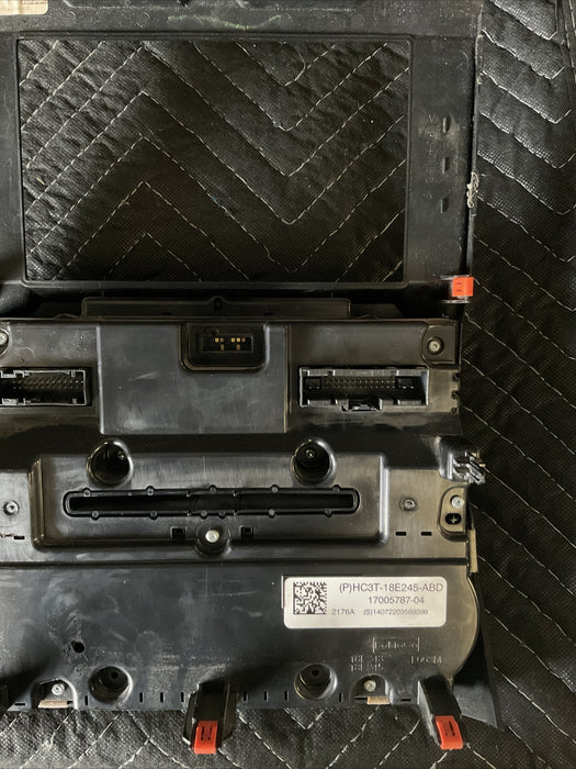 2017-2019 FORD F250 F350 F450 LARIAT RADIO A/C HVAC CONTROL W/ CD SLOT OEM