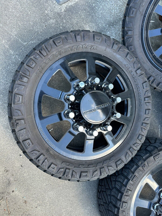 FORD F450 F550 RAM 4500 5500 10X225 CUSTOM FORGED 24" WHEELS 37" NIT DIRECT BOLT