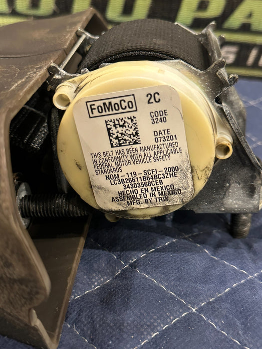 2017-2019 FORD F250 F350 F450 XLT REAR MIDDLE CENTER SEAT BELT SEATBELT OEM WEAR