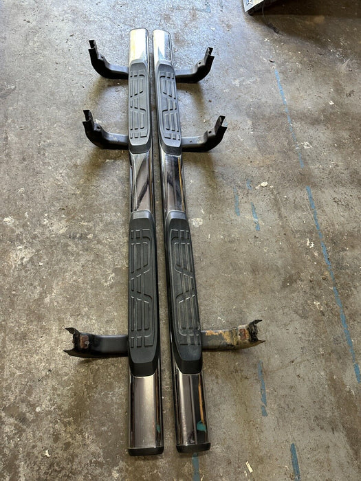 2016 2017 2018 NISSAN TITAN XD PRO-4X CREW CAB LEFT RIGHT STEPS RUNNING BOARDS