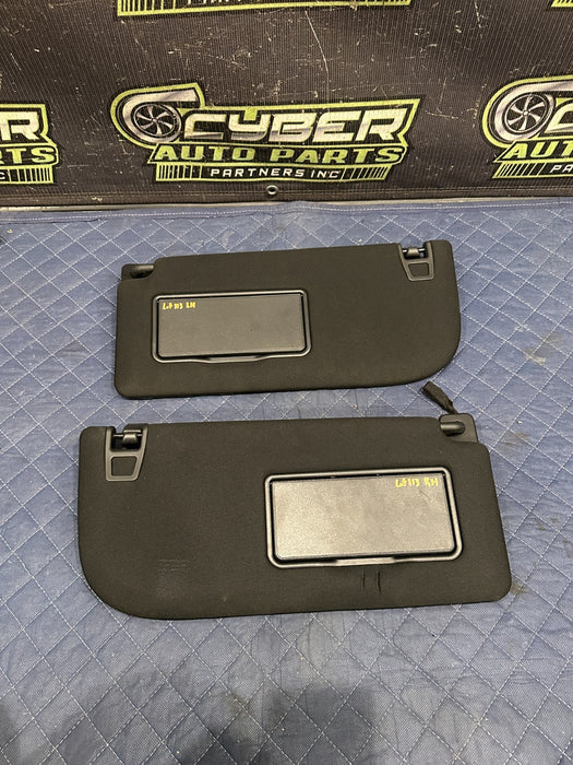 2019 FORD F150 3.5L RAPTOR LEFT RIGHT SUN VISOR PAIR OEM