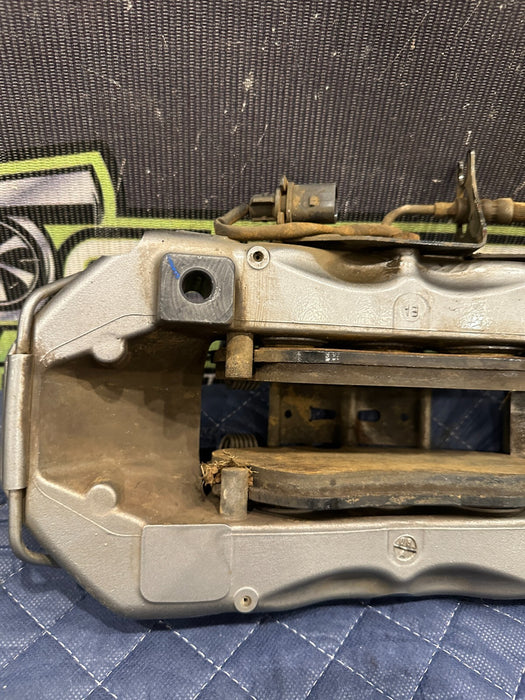 2014 AUDI R8 BREMBO FRONT LEFT CARBON CERAMIC BRAKE CALIPER OEM *READ*