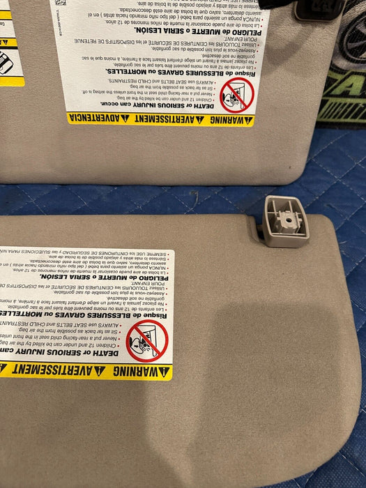 2017-2019 FORD F250 F350 F450 LIMITED SUN VISORS PAIR LEFT RIGHT OEM SUNVISOR