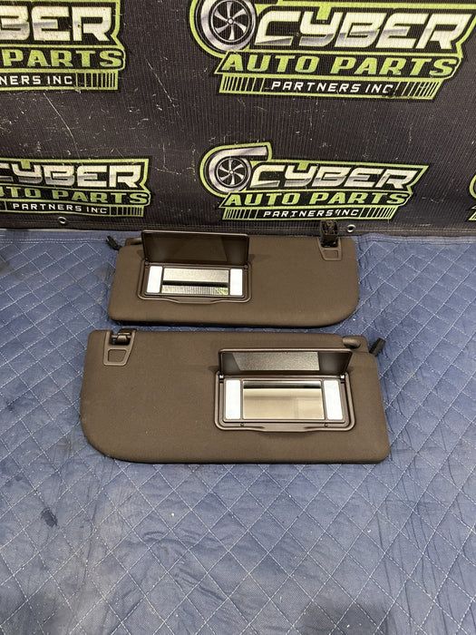 2017-2019 FORD F250 F350 KING RANCH BROWN LEFT RIGHT SUN VISORS OEM