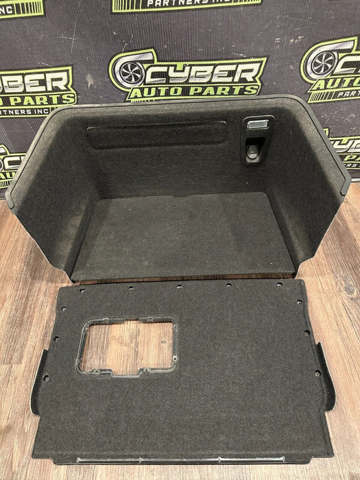 2017-18 AUDI R8 PLUS SPYDER FRONT FRUNK STORAGE COMPARTMENT ASSEMBLY OEM (4 PC)
