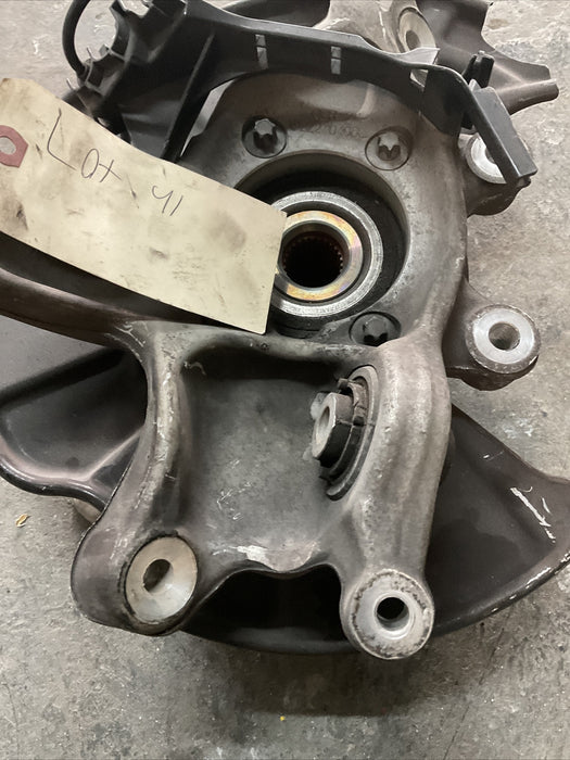 2014 MERCEDES S550 W222 PASSENGER RIGHT REAR SPINDLE KNUCKLE HUB OEM