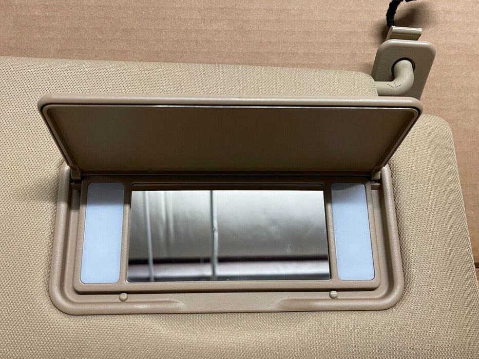 2019 FORD F250 F350 PLATINUM TAN/BEIGE SUN VISORS OEM