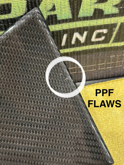 2021 AUDI R8 LEFT DOOR PANEL CARBON FIBER DOOR TRIMS OEM *PPF FLAWS/CF IS GOOD*