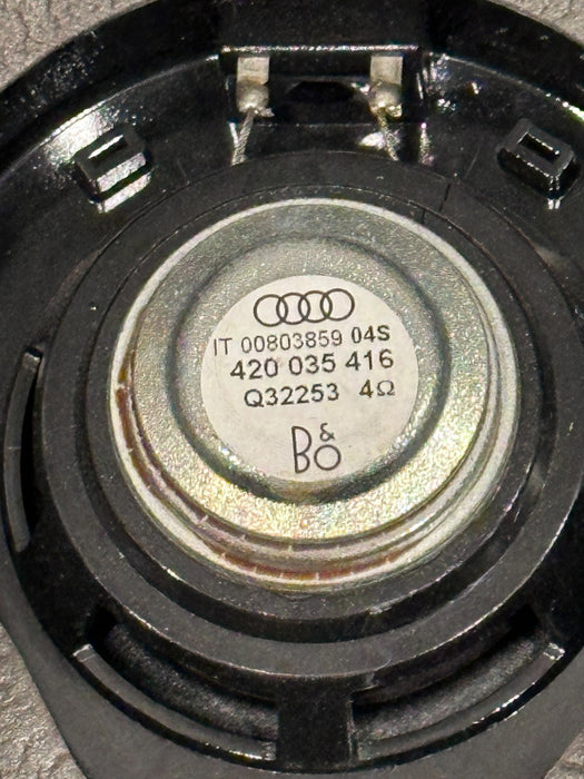 2014 AUDI R8 B&O BANG & OLUFSEN LEFT RIGHT DOOR SPEAKERS SET OEM 420 035 415 A