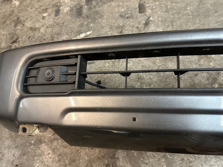 2016 2018 NISSAN TITAN XD PRO-4X GRAY METALLIC FRONT BUMPER ASSEMBLY MINOR FLAWS