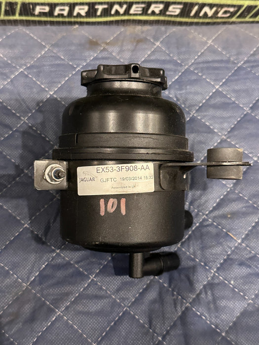 2015 JAGUAR F TYPE R POWER STEERING RESERVOIR OEM EX53 3F908 AA