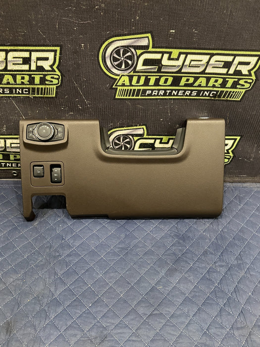 2017-2019 FORD F250 F350 BROWN DASH DASHBOARD LOWER LEFT KNEE PANEL TRIM OEM