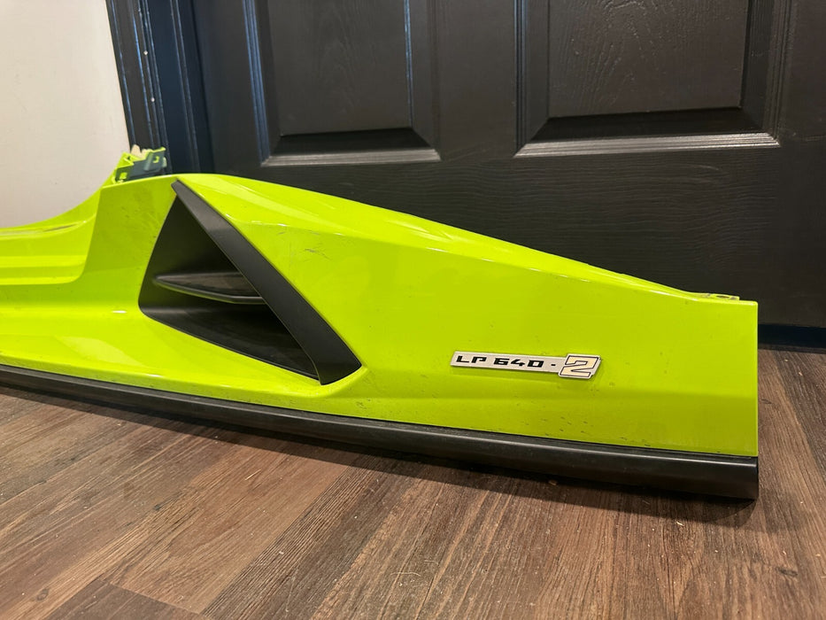 2023 LAMBORGHINI HURACAN TECNICA SIDE SKIRT ROCKER PANEL MOULDING DRIVER OEM