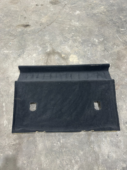 2014 PORSCHE 911 TURBO S REAR WALL CARPET SHELF OEM 991.551.031.02