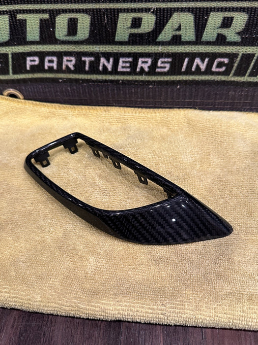 2017-18 AUDI R8 FRONT LEFT RIGHT DOOR PANEL CARBON FIBER TRIMS OEM