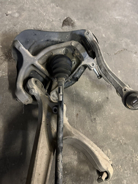 2017 AUDI R8 5.2L V10 FRONT RIGHT KNUCKLE CONTROL ARM W/ AXLE ASSEMBLY 2018 OEM
