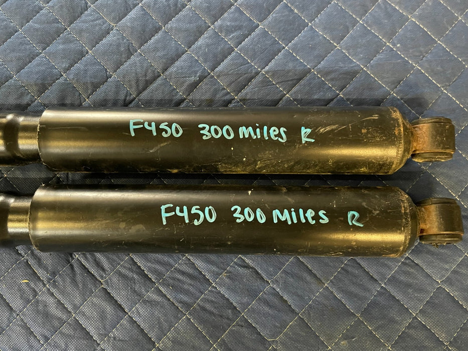 2021 FORD F450 REAR STRUT SHOCKS SET OEM 300 MILES