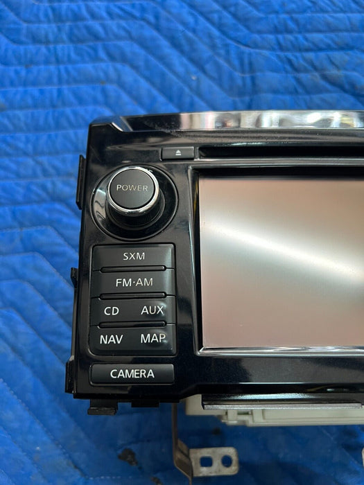 2016 2019 NISSAN TITAN XD PLATINUM RADIO CD NAVIGATION SCREEN 25915-EZ20A